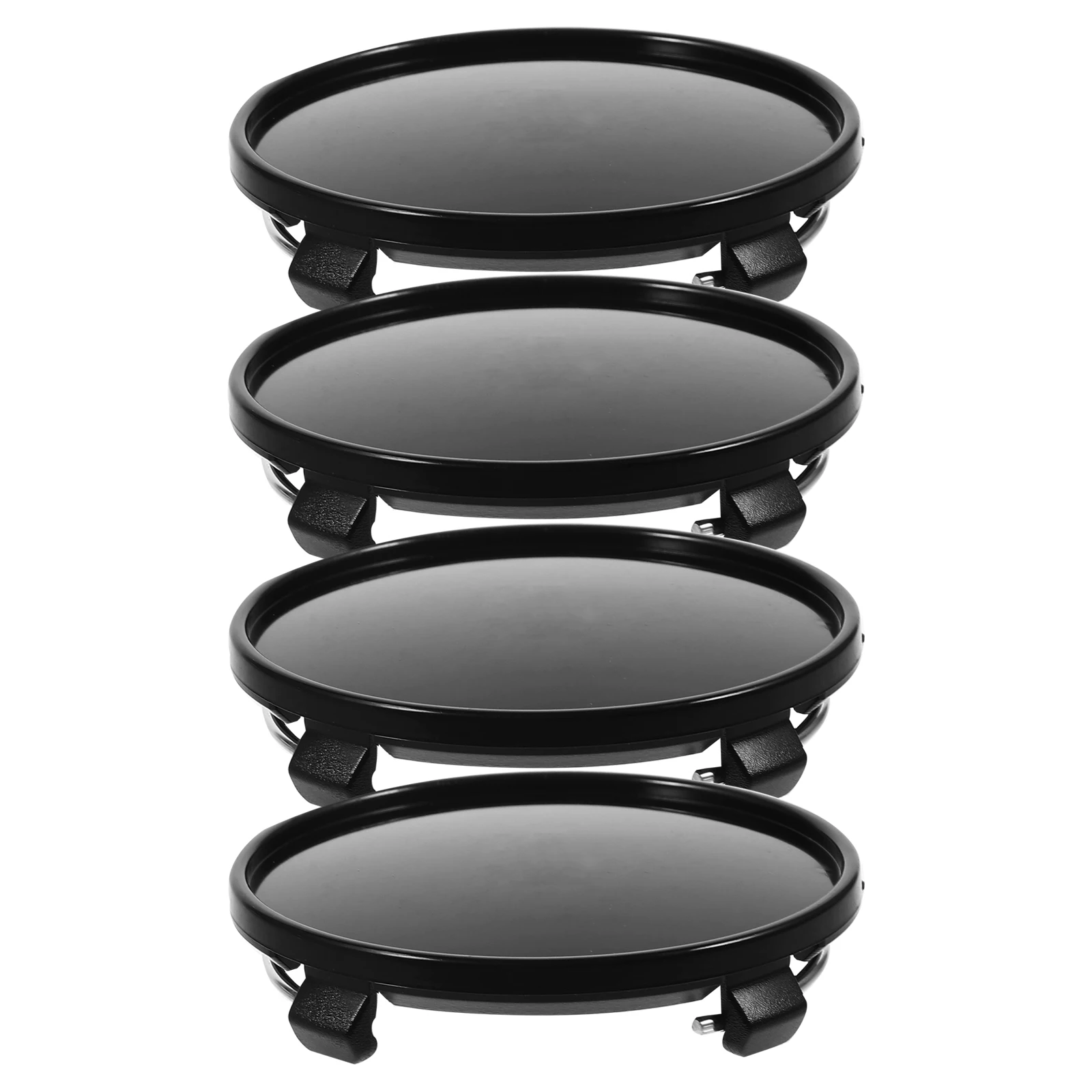 

4pcs Silver Car Wheel Hub Caps Durable Plastic Easy Installation Suitable Most Car Wheels Replacement Stylish Fashionable Look