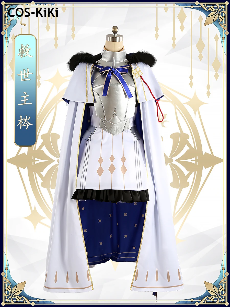 COS-KiKi Fate/Grand Order FGO Morgan Savior Game Suit Cool Cosplay Costume Halloween Carnival Party Role Play Outfit XS-3XL