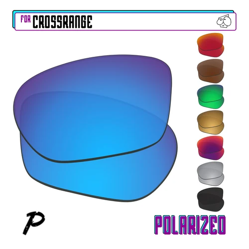 Lentes de repuesto polarizadas EZReplace para gafas de sol Oakley Crossrange OO9361 - 57 mm - Múltiples opciones