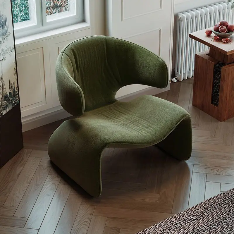 

Single sofa chair lazy living room bedroom balcony ins wind designer art leisure light luxury