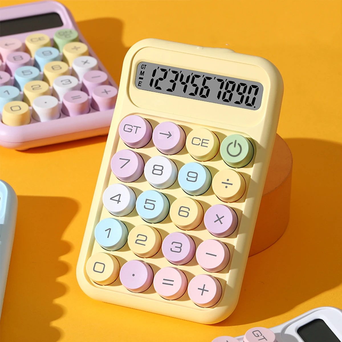 

Fashionable Cute Dopamine Calculator High Aesthetic Student Financial Office Special Use Calculator Goddess Style
