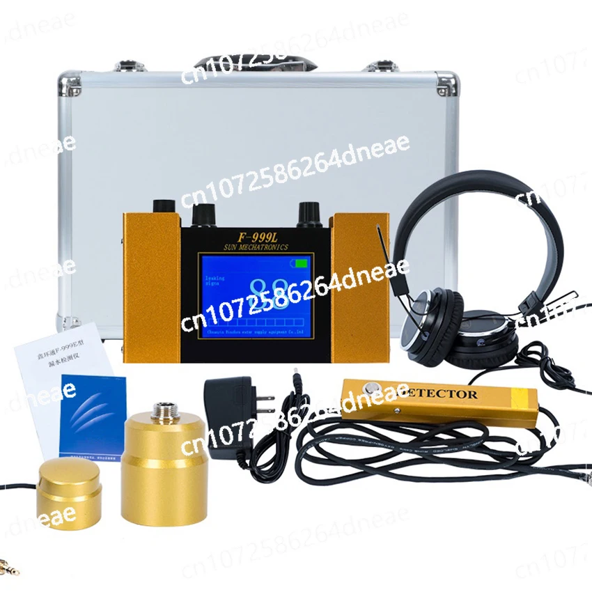 

F999L Electronic WaterPipe Leakage Detector for Water Pipe Tube Water Leakage industrial Underground Pipeline Leakage Detector