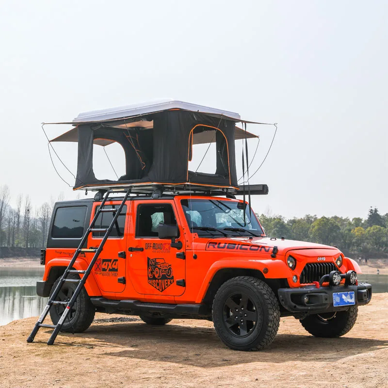 

Off Road Car Roof Top Tent 2 Person ABS Roof Aluminum Floor Double People Camping Outdoor Foldable for SUV