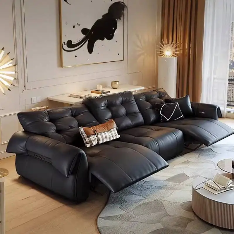 Armrest Black Electric Recliner Sofas China Cheap Nordic European Living Room Sofas Single Luxury Woonkamerbanken Furniture