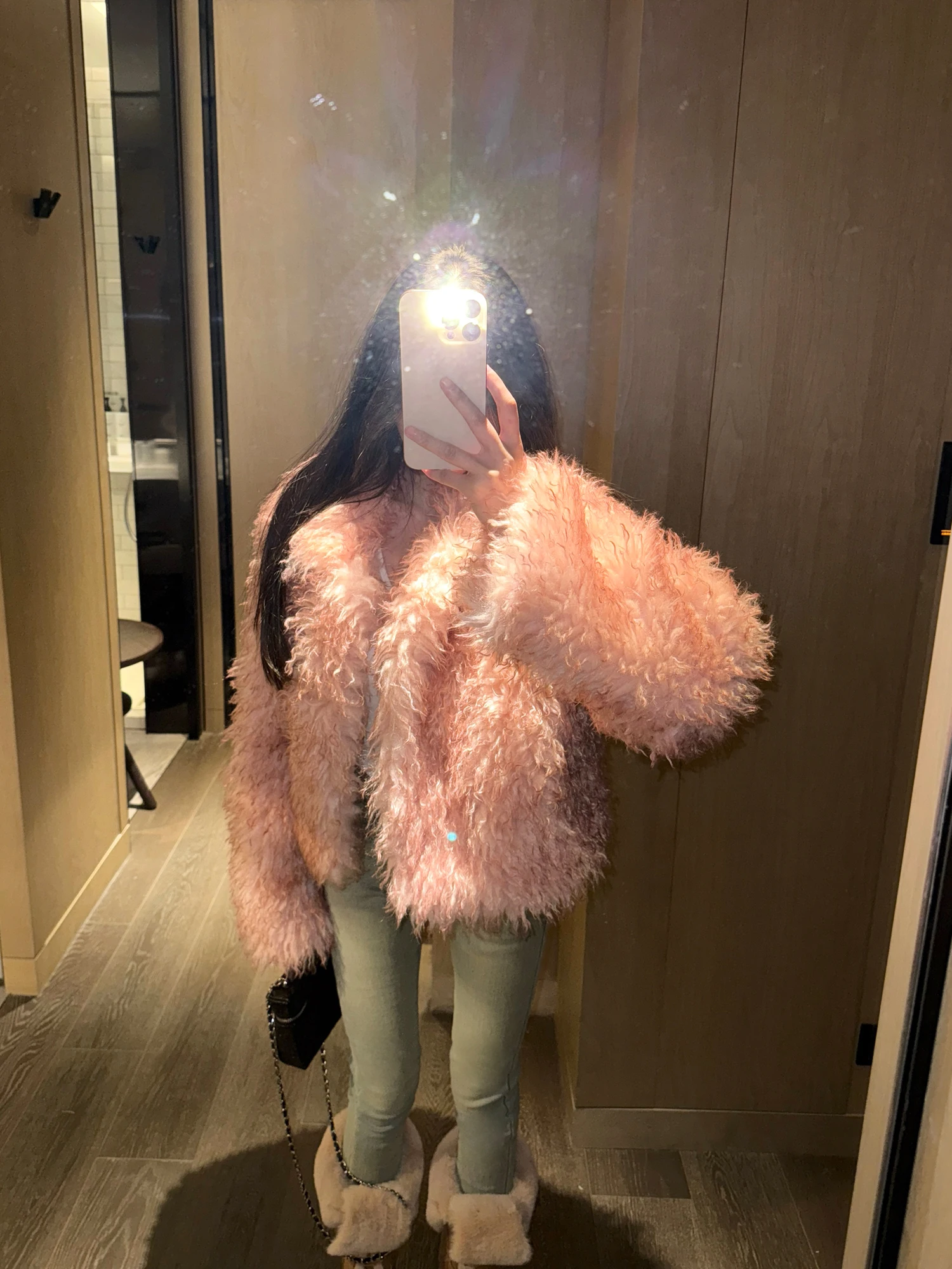 

Меховое пальто Matou Korean Sle Soft Fluffy Poer для женщин, свободное, теплое, экологичное, длинное, сексуальное, стильное