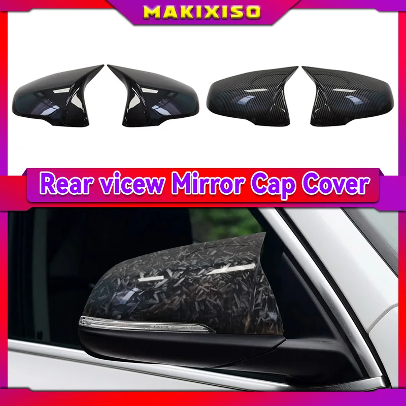 2Pcs For BMW X1 F48 X2 F39 Z4 G29 2GT F45 F46 F52 F40 Toyota Supra Mirror Cover Caps Car Accessorie