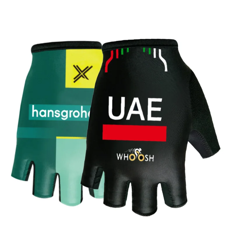 UAE Team 2025 BORALAND Cycling Gloves Half Finger Men Women Ropa Road Bike Gloves Sports Fitness Gym Riding Bicycle Gloves