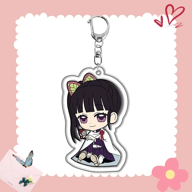 

Японское аниме Demon Slayer Kamado Tanjirou Kawaii брелок с рисунком из мультфильма аниме товары небольшой подарок