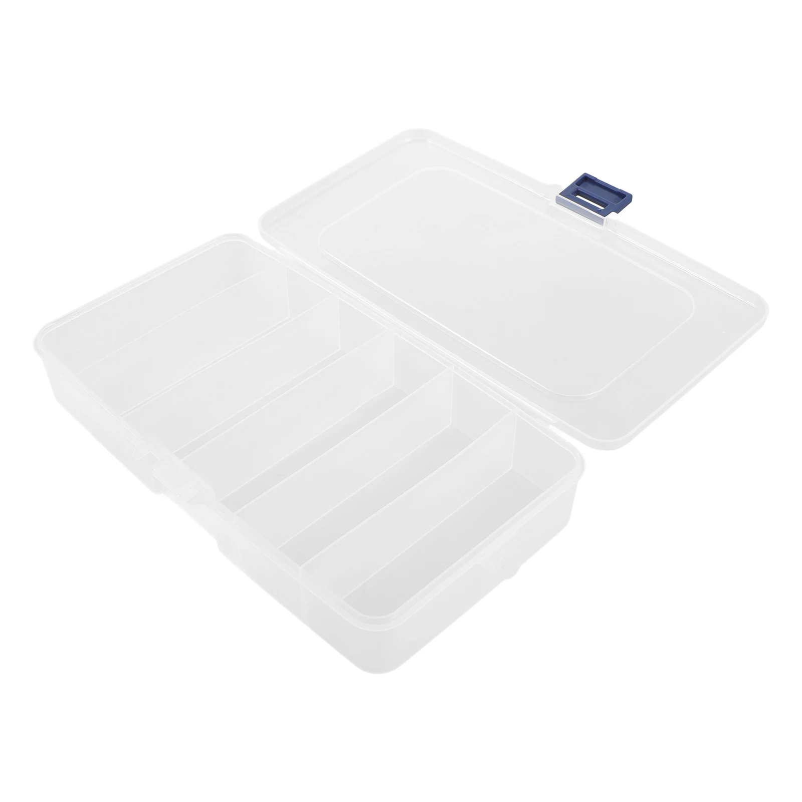 

6 Compartments Tool ganizer Compact Storage Box for Cotton Swabs Lip Brushes Hair Accessories Portable Clasp Makeup