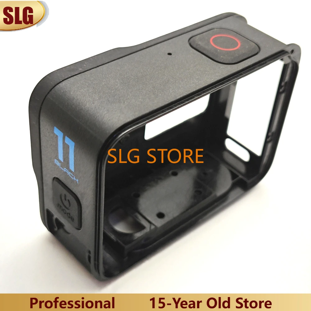 

100% оригинальная новая запасная часть для камеры Gopro Hero 11 Hero 11 Black Edition, внешняя передняя часть корпуса, пластина без задней крышки