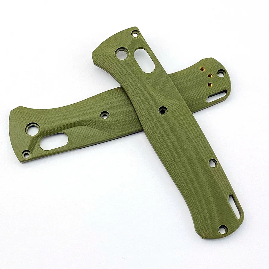 1 زوج G10 شفرة مقبض بقع مناسبة ل BM Bugout 535 سكين للفرد بقع المواد اليدوية يمكن تجميعها بواسطة Yoursel