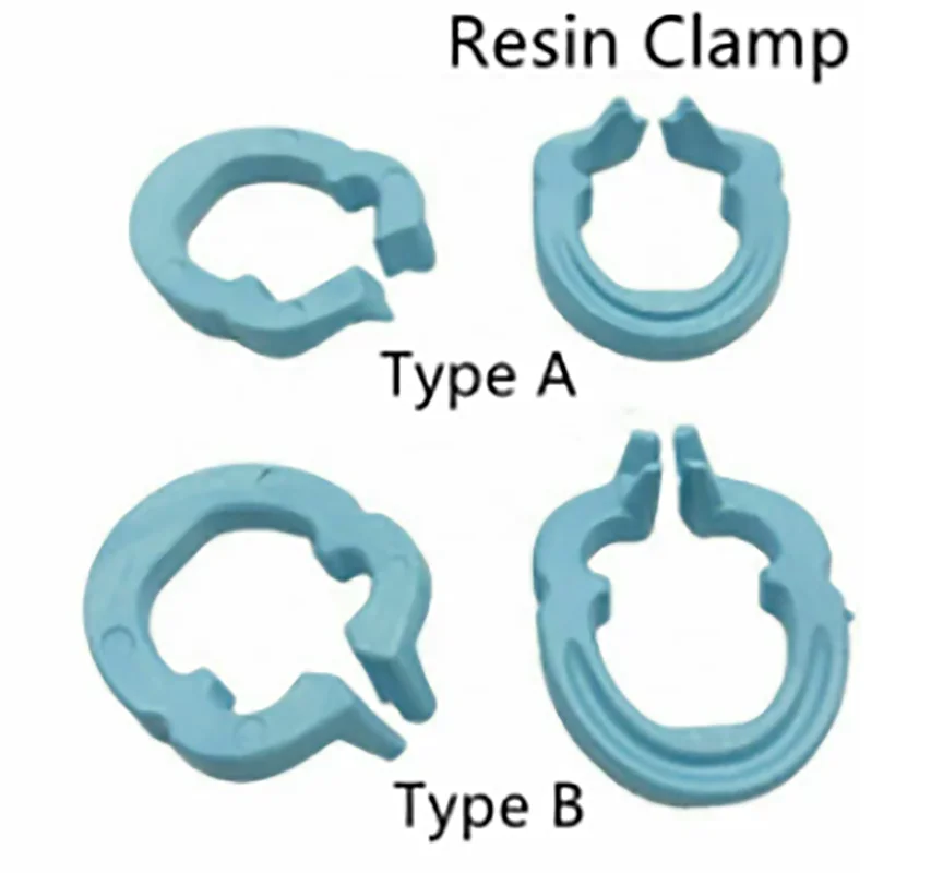 1/3/5 Boxs Dental Resin Clamping Ring Sectional Contoured Metal Separator Ring  Matrices Holder Matrix Fixed Clamp Autoclavable