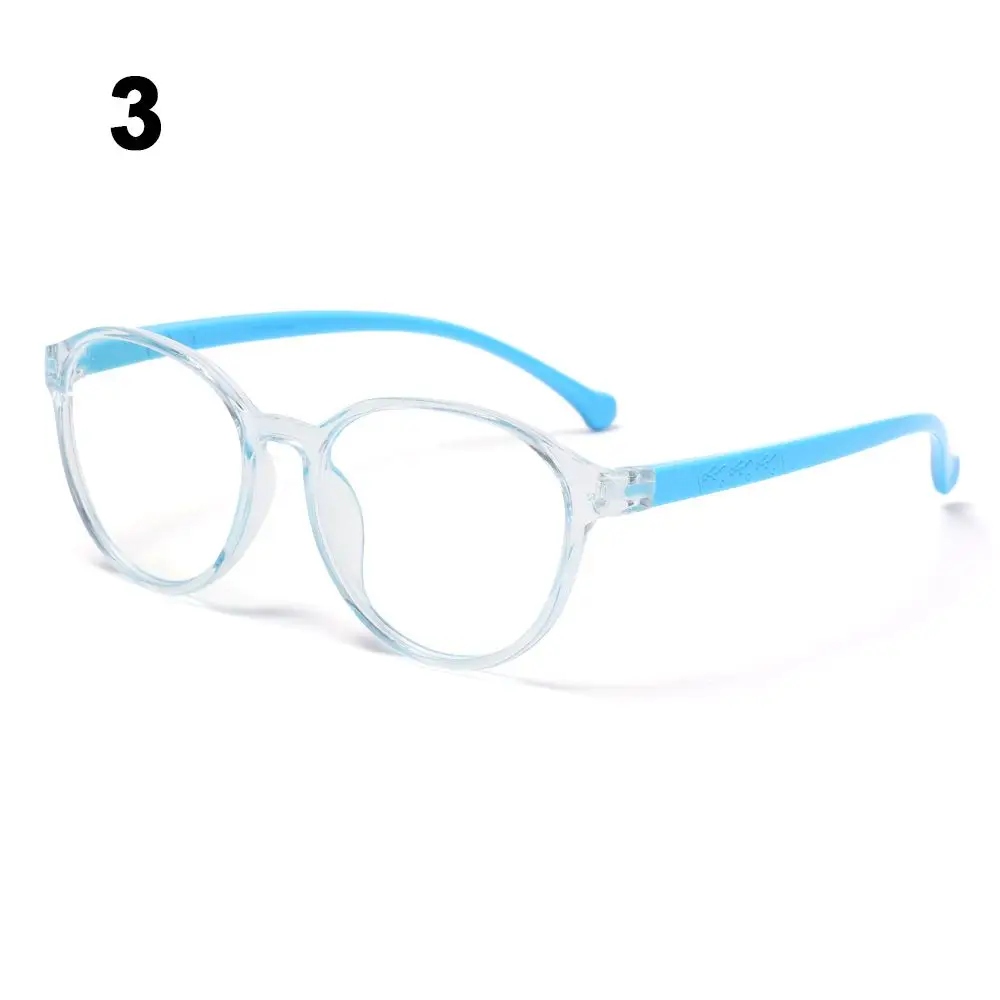 

Children Boys Girls Glasses Protection Online Classes Glasses Round Eyeglasses Anti-blue Light Ultra Light Frame