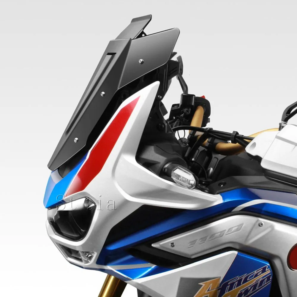 الزجاج الأمامي منحرف الرياح الزجاج الأمامي لهوندا CRF1100 L 2020-2023 ملحقات الدراجة النارية 2024 2025