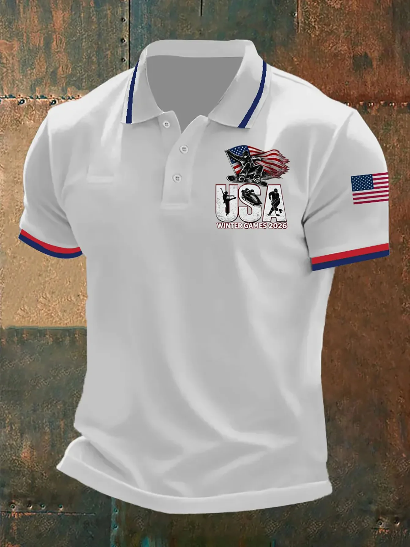 2026 Model Men's Casual Polo Shirt - Comfortable and Breathable, 3D Printed Design, Suitable for All Seasons.