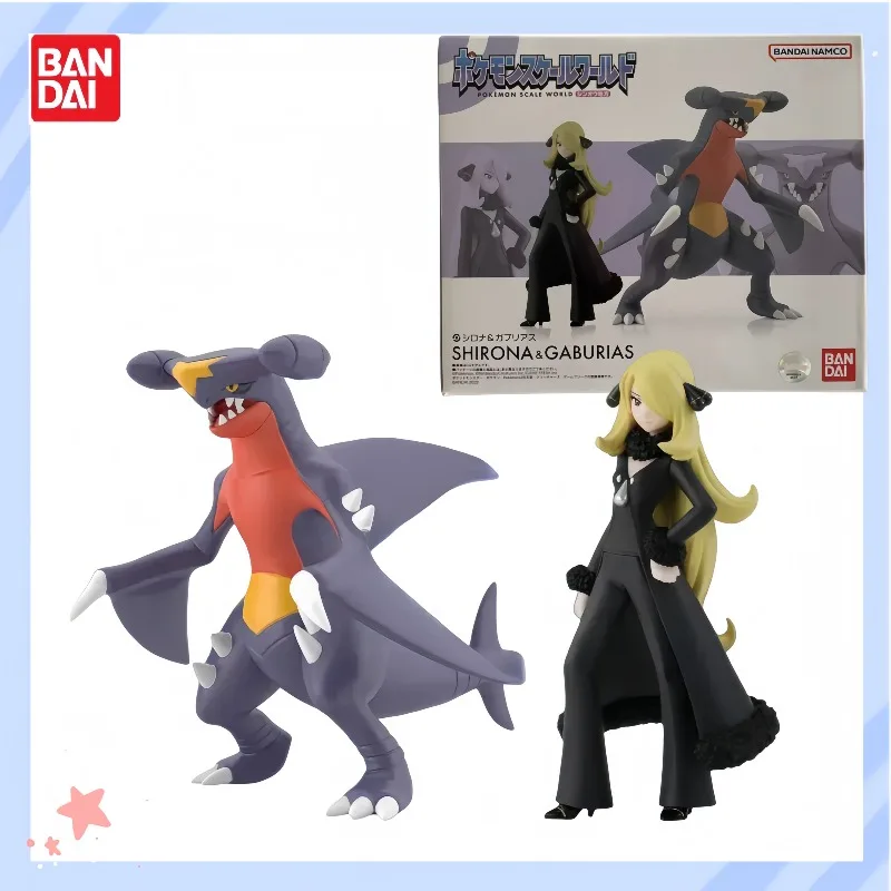 

【In Stock】 Bandai Pokemon Play-to-Play Scale World SW Sinnoh Region Zhuran Rei Bite Land Shark Action Figure Collectible Toygift
