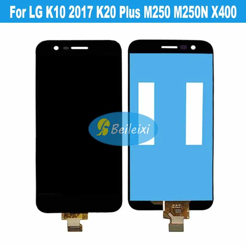 For LG K10 2017 M250 M250N X400 MP260 K20 Plus TP260 K121L K121K M257PR M250ds MLV5N LCD Display Touch Screen Digitizer Assembly