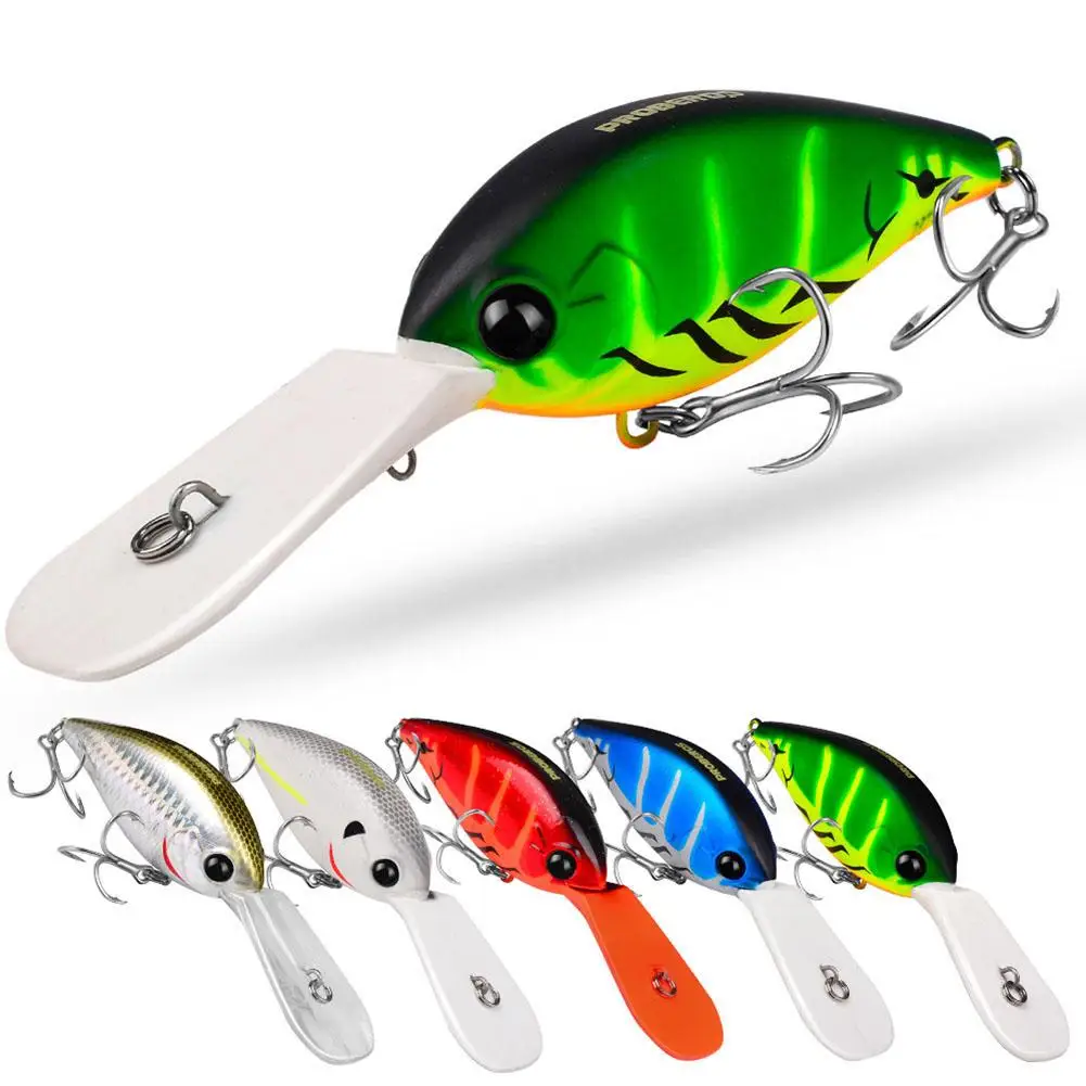 

12.5cm-24.5g Fishing Lure With Treble Hooks Artificial Crank Hard Bait Crankbait Fishing Tackle For Fishing Lover