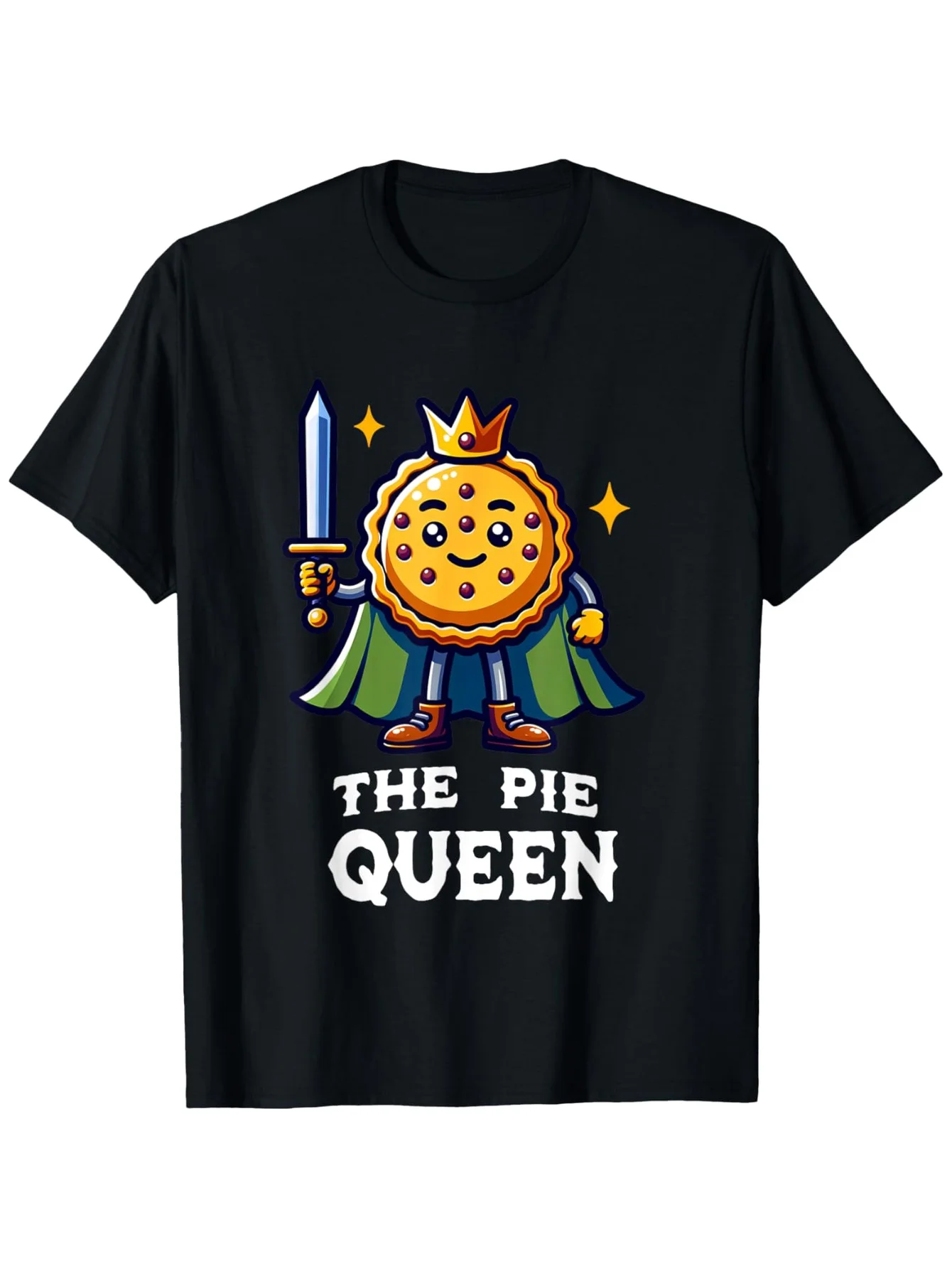 

Graphic T-Shirt Pure Cotton Regular Fit Casual Streetwear Tee Comfortable Casual Attire Dessert Themed Apparel