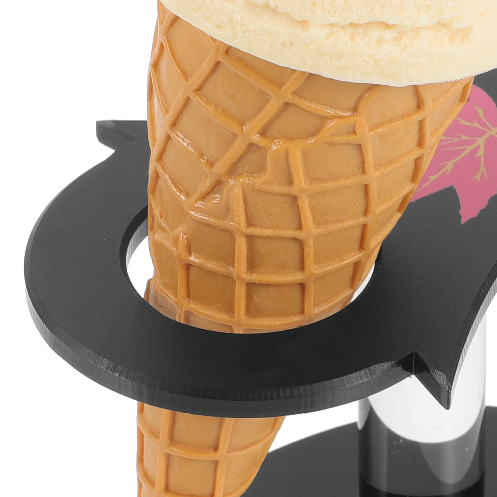 

1pcs Ice Cream Display Stand Cone Holder Acrylic Lightweight Sushi Roll Popcorn Marshmallow Dessert HOLDER Kitchen Bar Use