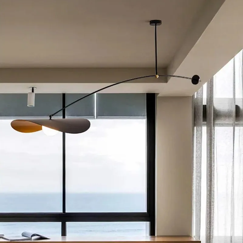 Candelabro Industrial nórdico Myrna, iluminación móvil de pared, diseño creativo, lámpara de brazo largo para restaurante, hogar, cocina, Isla
