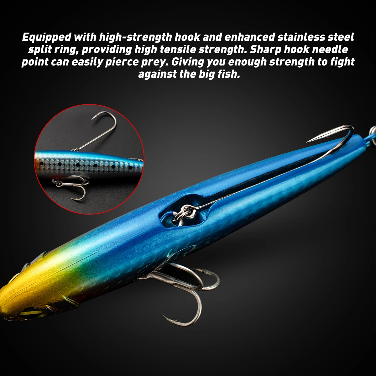 JOHNCOO Sinking Fishing Lure 85S 100S  Pencil 85mm 25g 100mm 30g Max 90m Long Casting pencil Saltwater Hard Baits