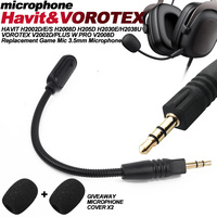 Havit H2002D H2002E H2002S H2008D H2015D H2030E H2038U Replacement 3.5mm Noise Reduction Microphone Headphones Mic Headphones