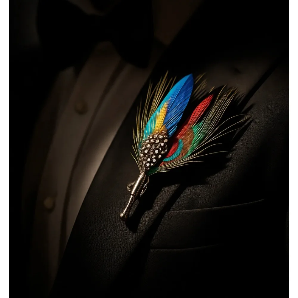 

Мужской костюмный значок-бутоньерка с цветком, брошь, корсаж, 10 шт.