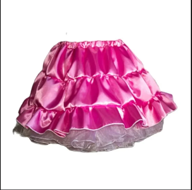 

Hot Sale Of New Short Skirt Underlay Petticoat Two-Color Patchwork Lace Knee Elastic Belt Can Be Customized In Multiple Colors