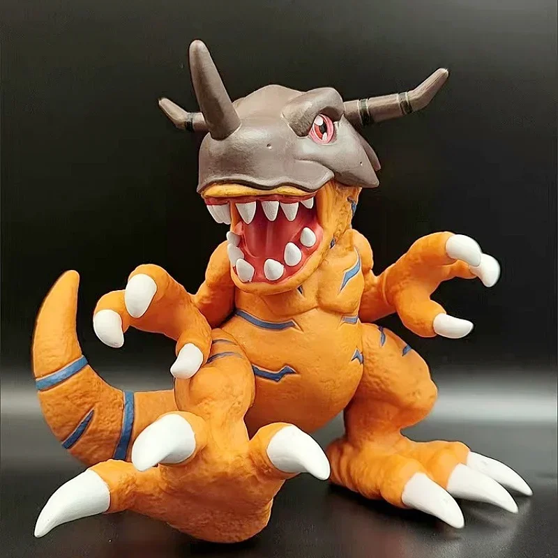 In Stock Digimon Adventure Anime Figure Greymon Metal Greymon Action Figures Collectible Toy Decorations Model Doll Birthday Toy