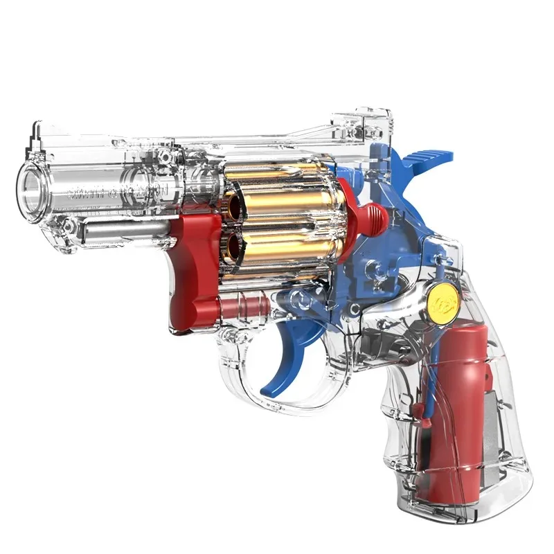 Revolver ZP-5 balles souples pistolets jouets pistolet pistolet Blaster jouet pistolet coquille éjection mousse transparente fléchettes lanceur pour adultes garçons