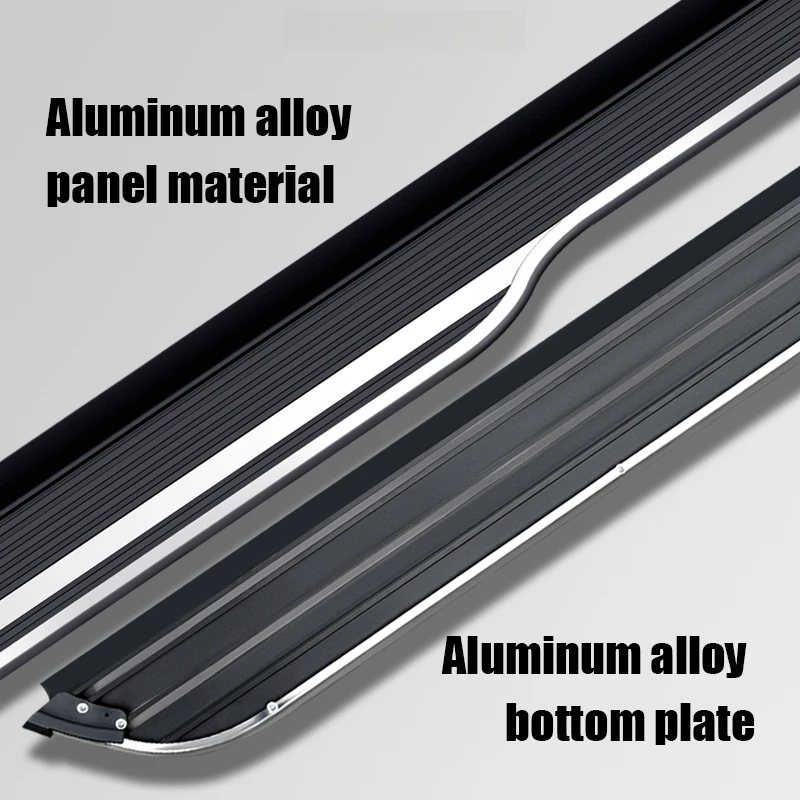 Hot Selling Matte Black Aluminum Bolt-On Pair of Running Boards For SUV Pickup