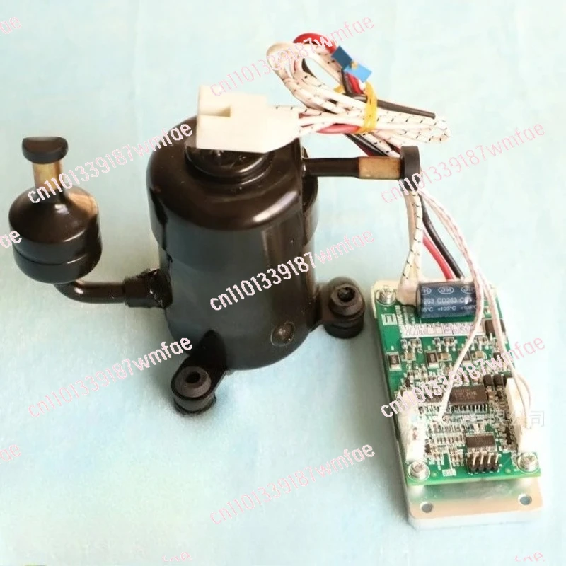 for St19Dc Compressor 12V24V48V Max 450W Capacity R134A Suitable for Portable Refrigerator Mini Air Conditioner Compressor