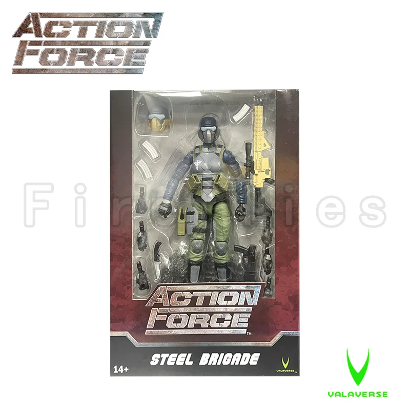 Figura de acción de la fuerza Valaverse, modelo de Anime de la Brigada de acero Wave 3 para regalo, 6 pulgadas, 1/12