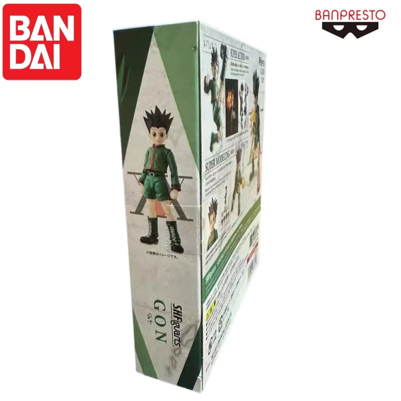 Bandai em estoque original banpresto gon freecss boneca nova caixa figura de ação animação periféricos anime personagens garagem