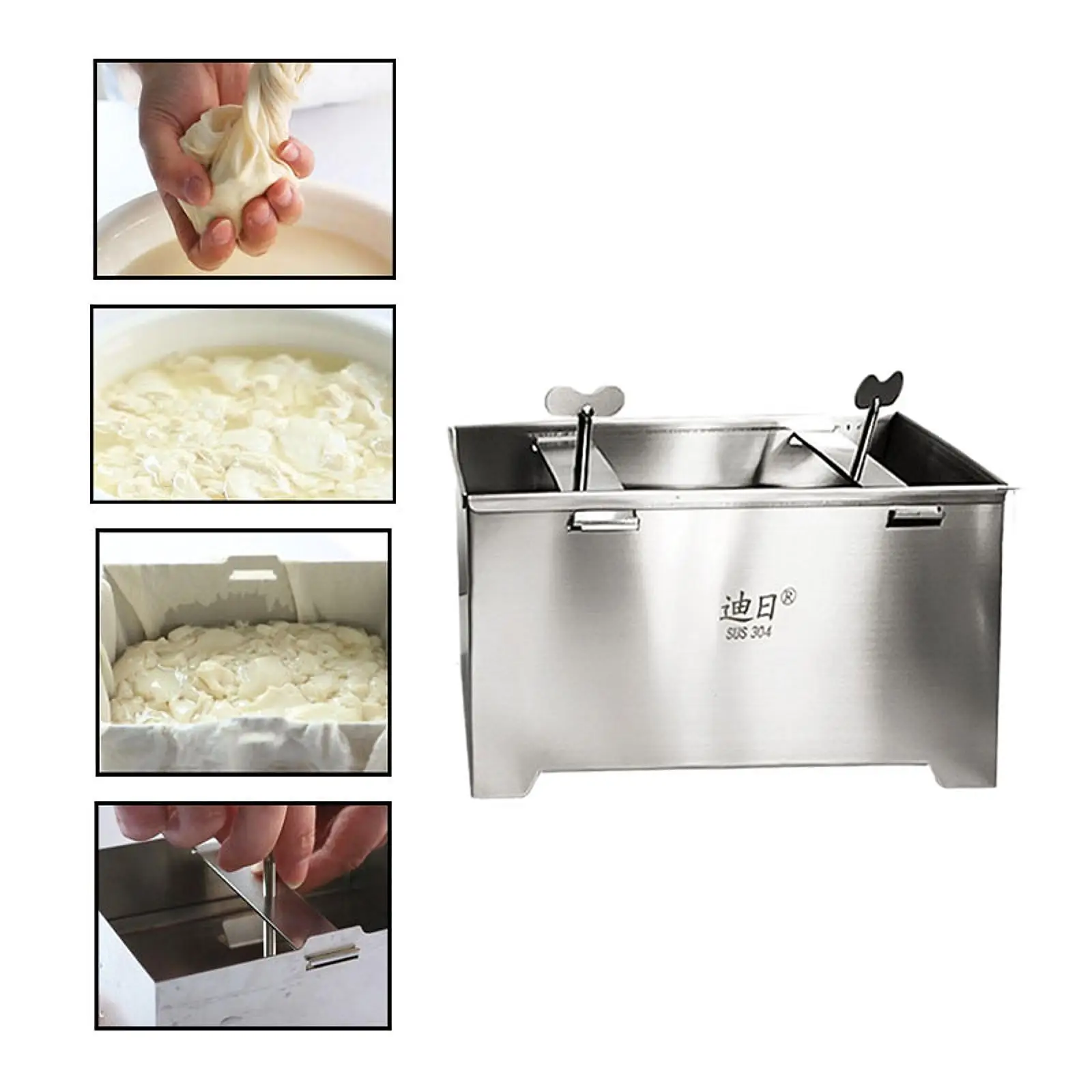 صانع التوفو محلية الصنع بانير والجبن الصحافة DIY شركة وإضافية شركة التوفو المطبخ استخدام إزالة المياه الصحافة التقليدية صانع التوفو