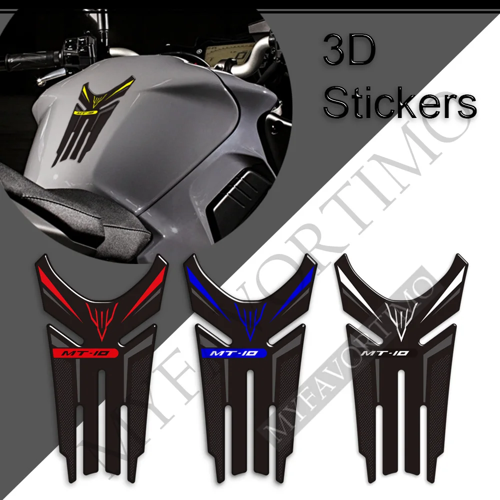 

Motorcycle Stickers Decals Tank Pad Grips Gas Fuel Oil Kit Knee Protector Hyper Naked Bike For Yamaha MT10 FZ10 FZ MT - 10 SP