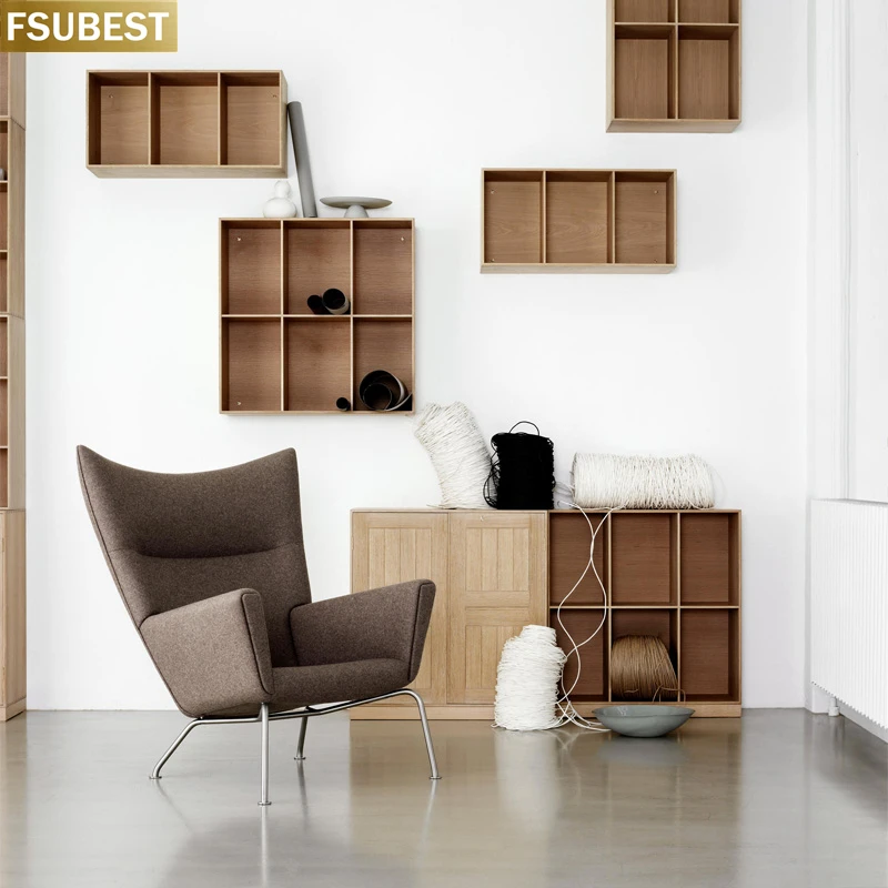 Nordic danish carl hansen ch445 Stoffs tuhl moderne einfache Verhandlung Empfang Sofa Stuhl Ohren sessel