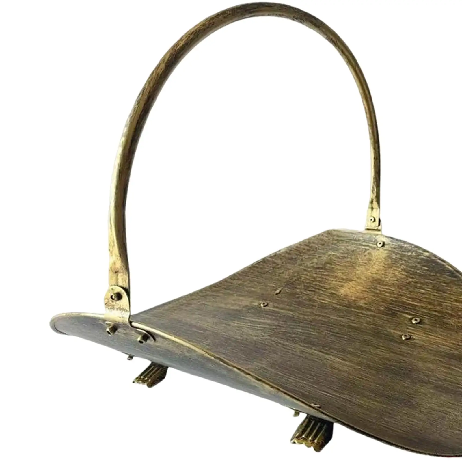 Fireplace Log Holder Firewood Rack with Handle,Container,Heavy Duty,Sturdy,Indoor Outdoor Storage Organizer Metal Wood Rack