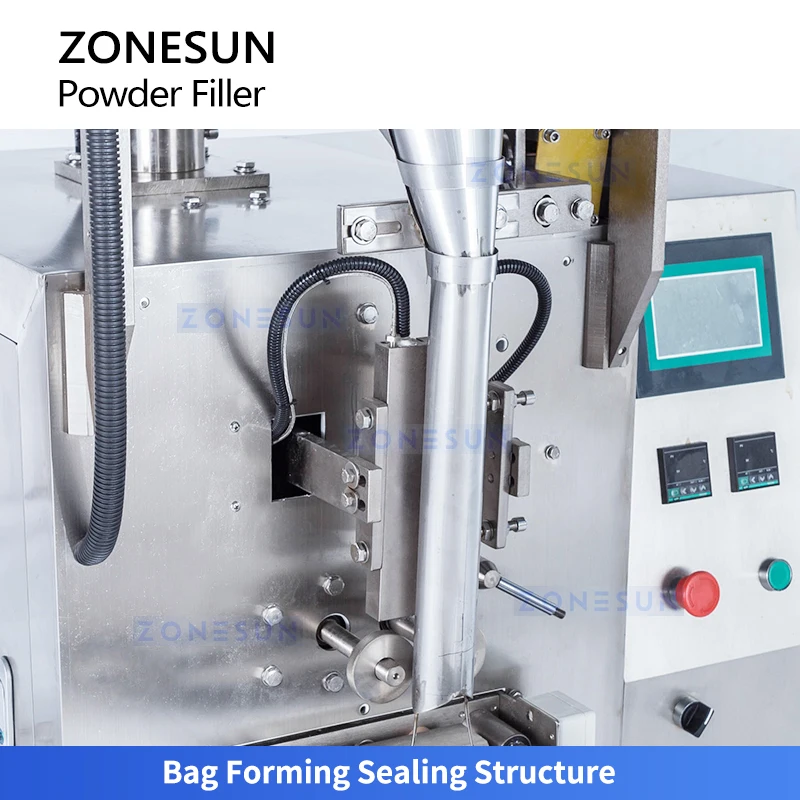 Zonesun ZS-FM380 vara máquina de enchimento de pó máquina de embalagem de saquinho para café, leite, pós finos