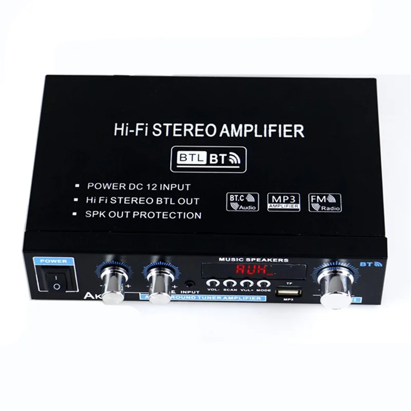 A11F-AK35 Digital Power Amplifier 2-Channel Power Amplifier Power Amplifier General Car Parts EU Plug