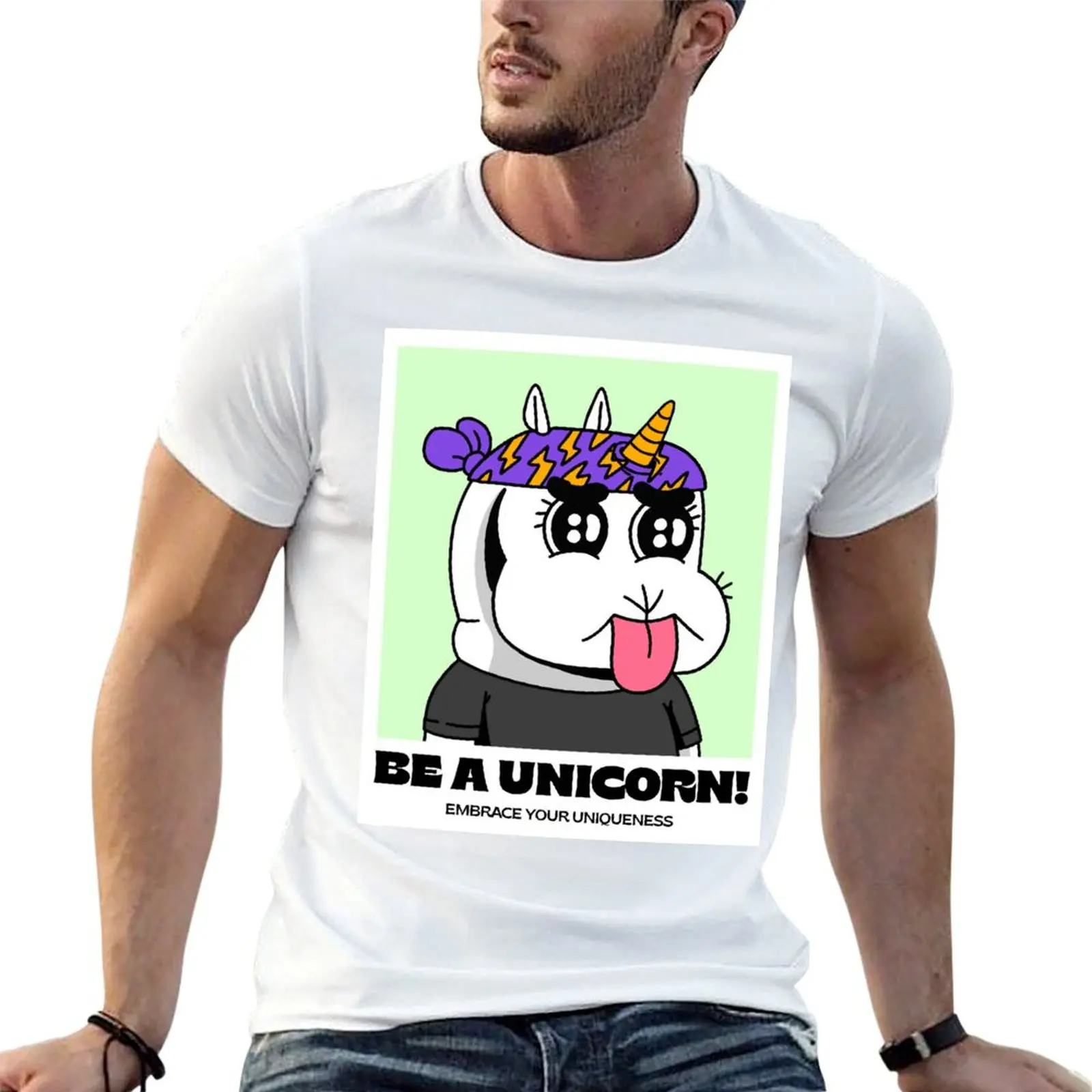 

your man t a man graphic t unicorn! Be T-Shirt embrace shirt uniqueness v1 shirts cotton