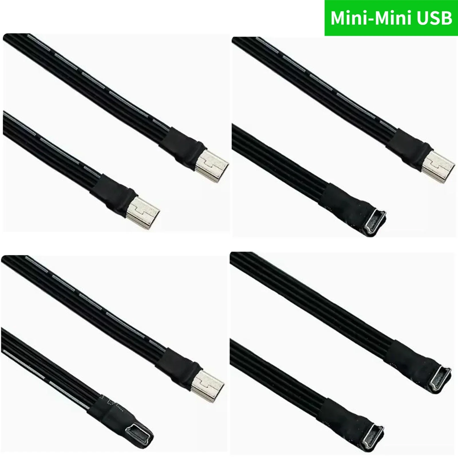 FFC USB (Mini-Mini) طائرة بدون طيار FPV شحن سيليكون كابل قصير كابل بيانات الهاتف المحمول بيانات عالية السرعة صغيرة إلى كابل USB صغير ناعم