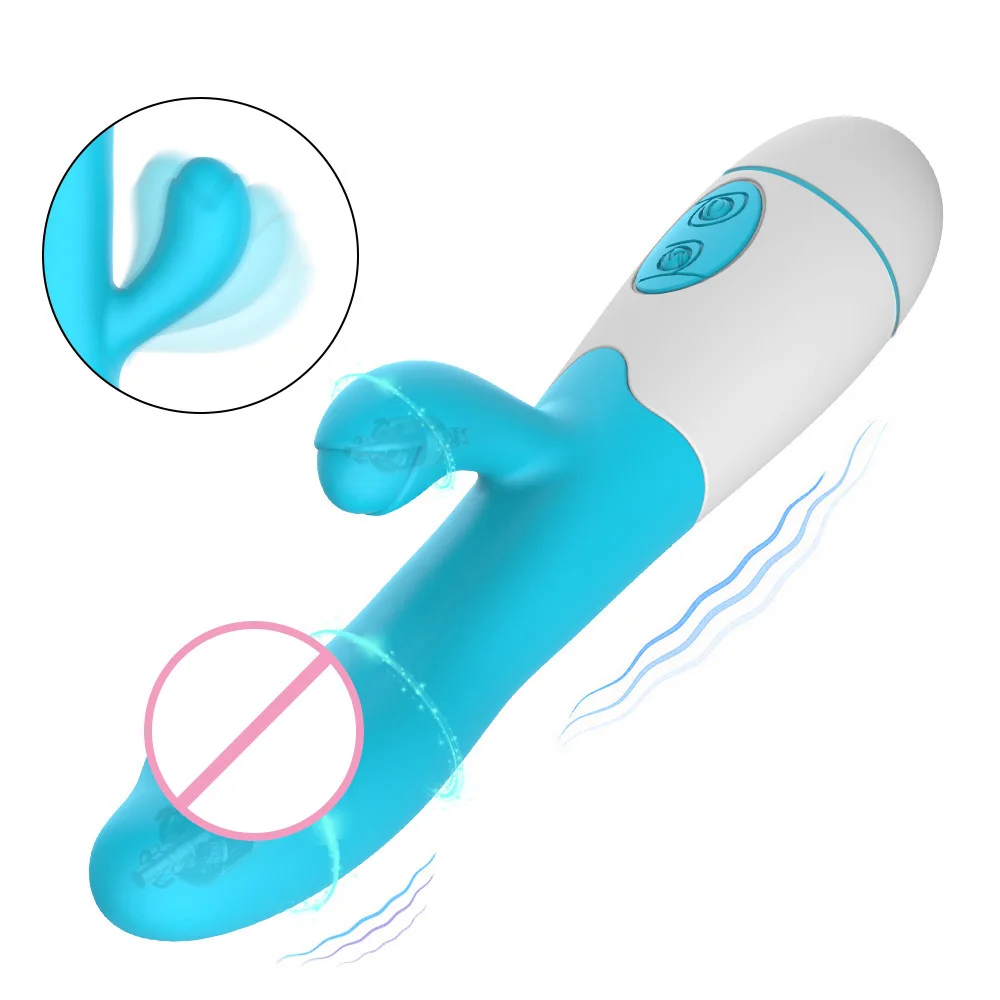 الهزاز للنساء 30 تردد المزدوج تهتز المثيرة الجنس لعب دسار أرنب هزاز الشرج المهبل تدليك G-بقعة الاستمناء #5