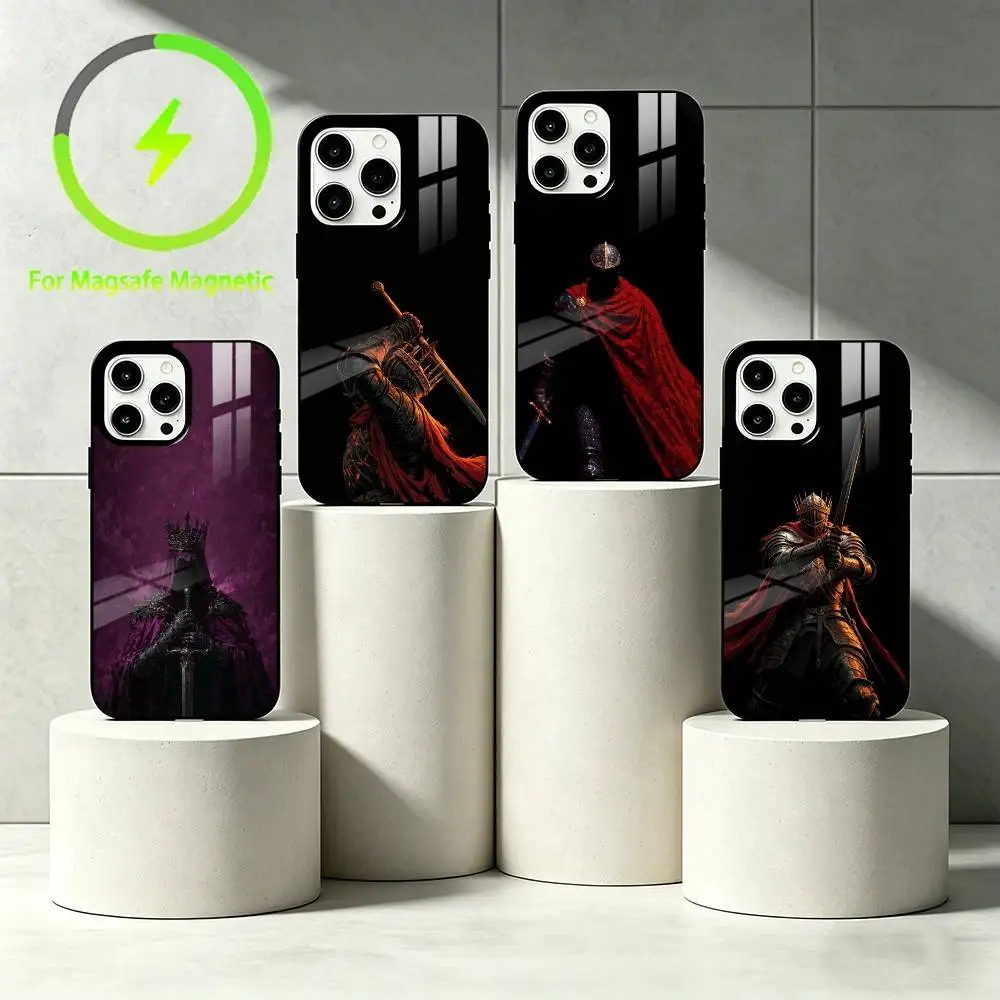 

K-Knight Phone Case For Mirror wireless magnetic coverIPhone 17 16 15 14 13 12 11 Air Plus Shockproof and scratch-proof