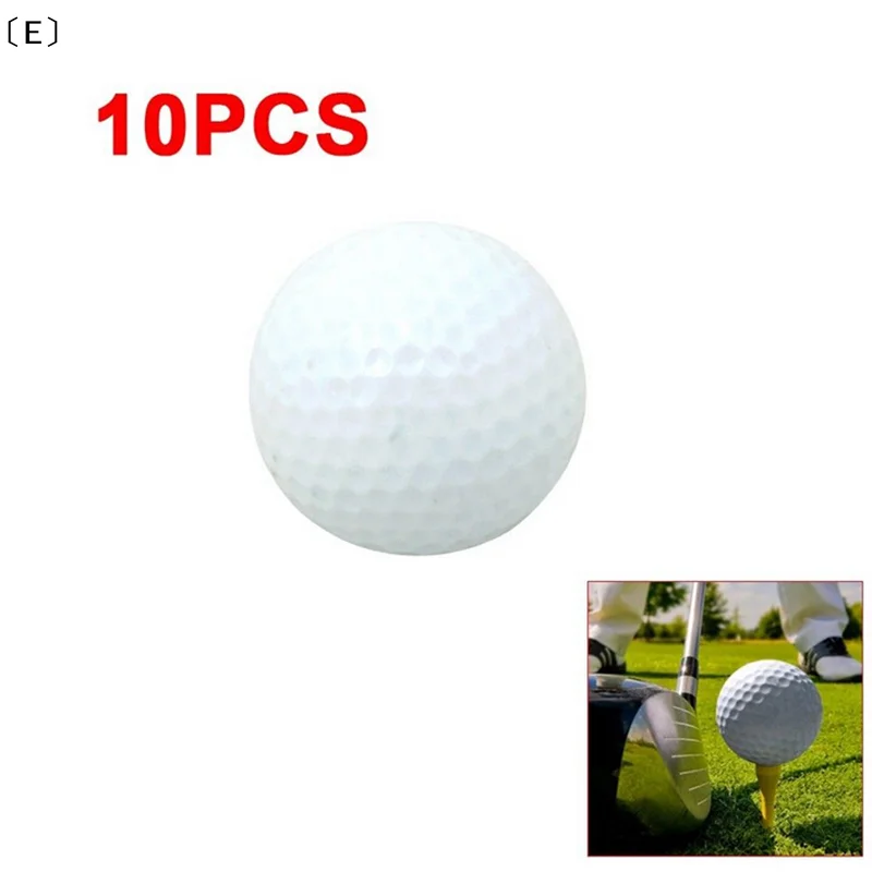 〔E〕10 pieces of white golf sponge ball indoor and outdoor practice training device〔Winter5〕