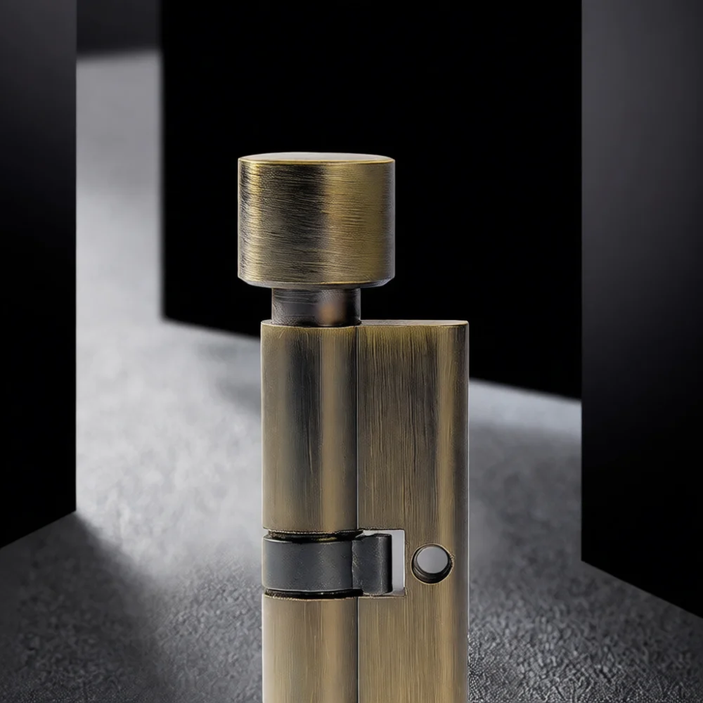 Replacement Door Hardware Small 70 Solid Copper Lock Cylinder Indoor Bedroom Wooden Door Security Essential Spare Part