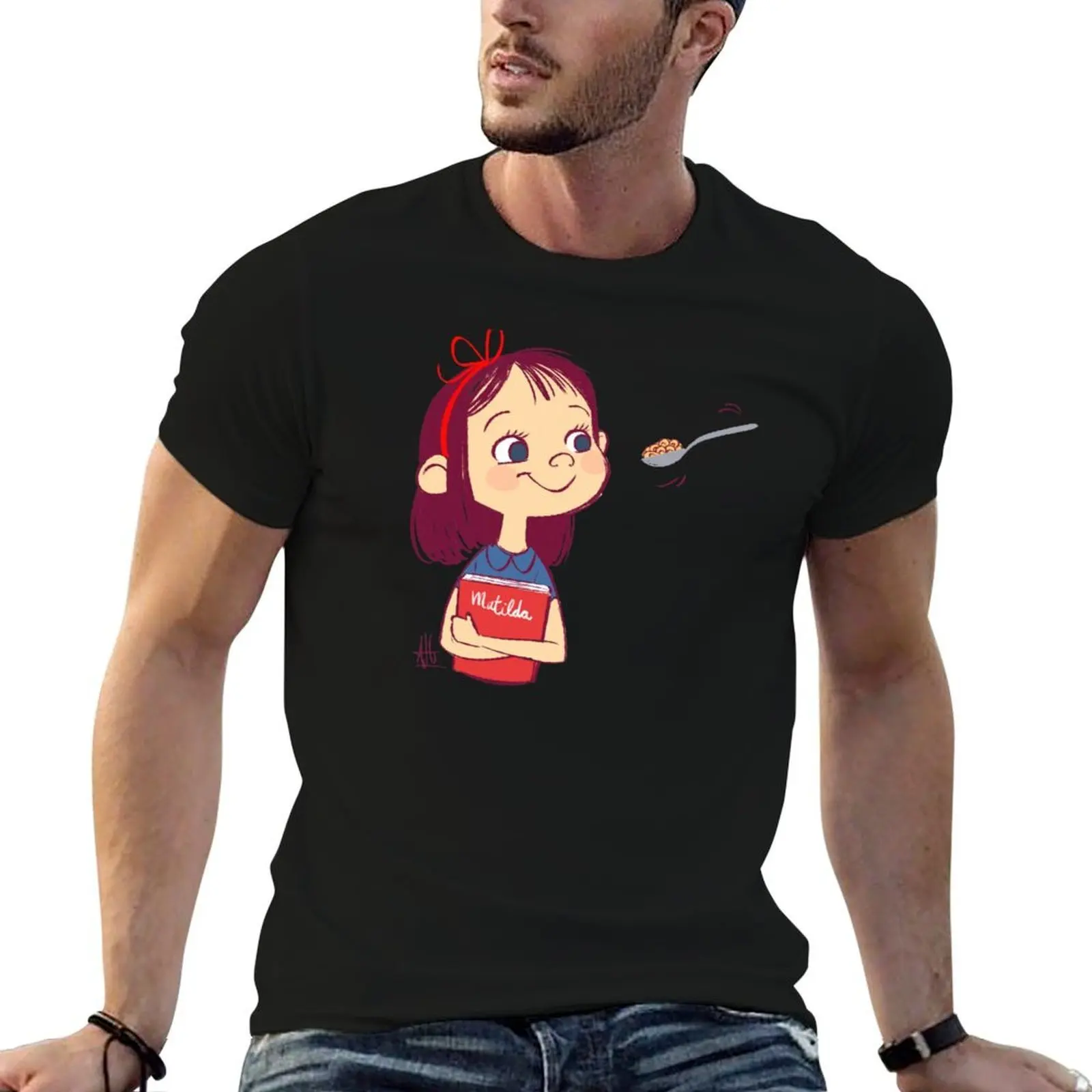 

Matilda T-Shirt man t shirt cotton high quality t shirts for man cotton funny T-Shirt