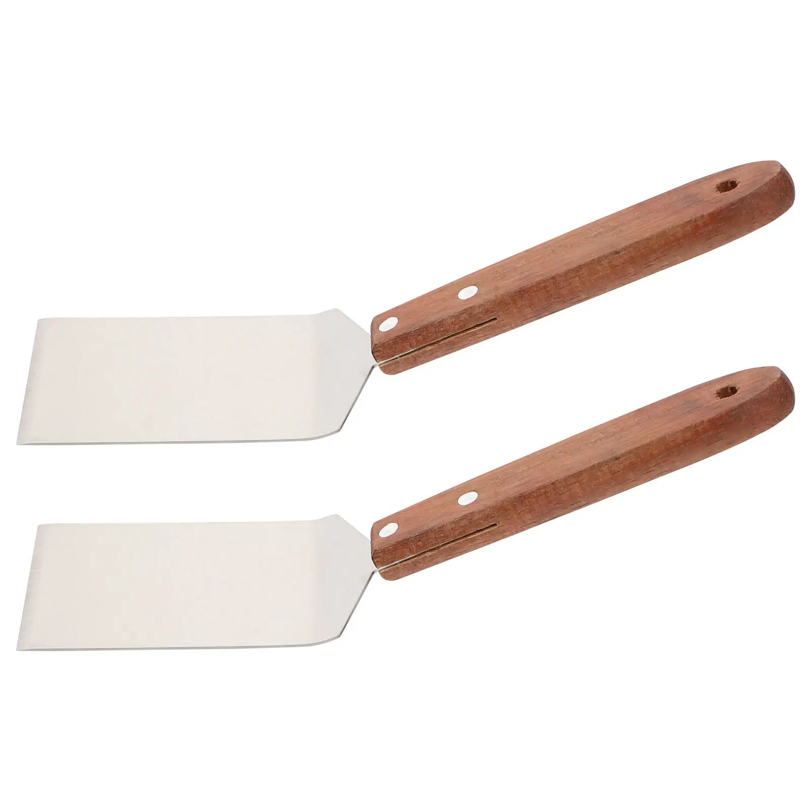

1Pcs Stainless Steel Steak Spatula Heavy Duty Lightweight Shovel Non-Slip Comfort Grip for Pizza Tart Fried Steak Teppanyaki