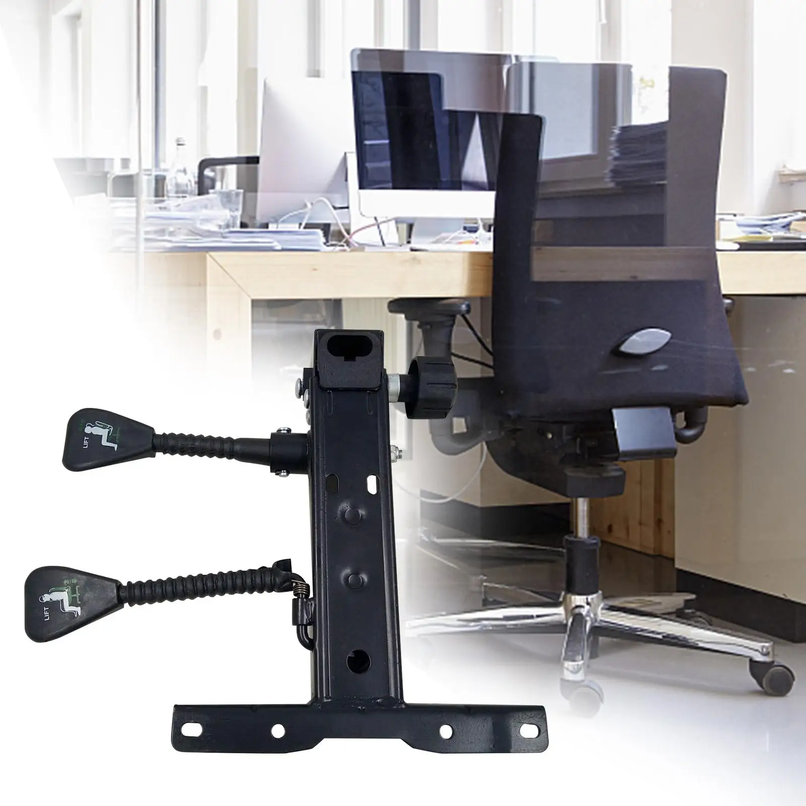 Swivel Tilt Chair Base Replacement Chair Base Plate Recline Control Accessories Swivel Tilt for Gaming Chairs Office Accessories